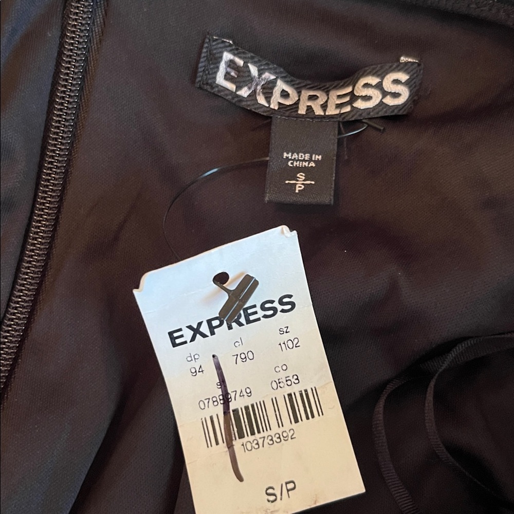 NWT Express Sequin Cut Out Fit & Flare Dress - Picture 8 of 9
